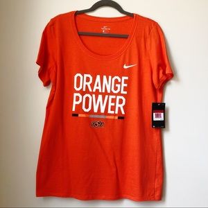 Nike Orange Power OSU Cowboys T-Shirt Large